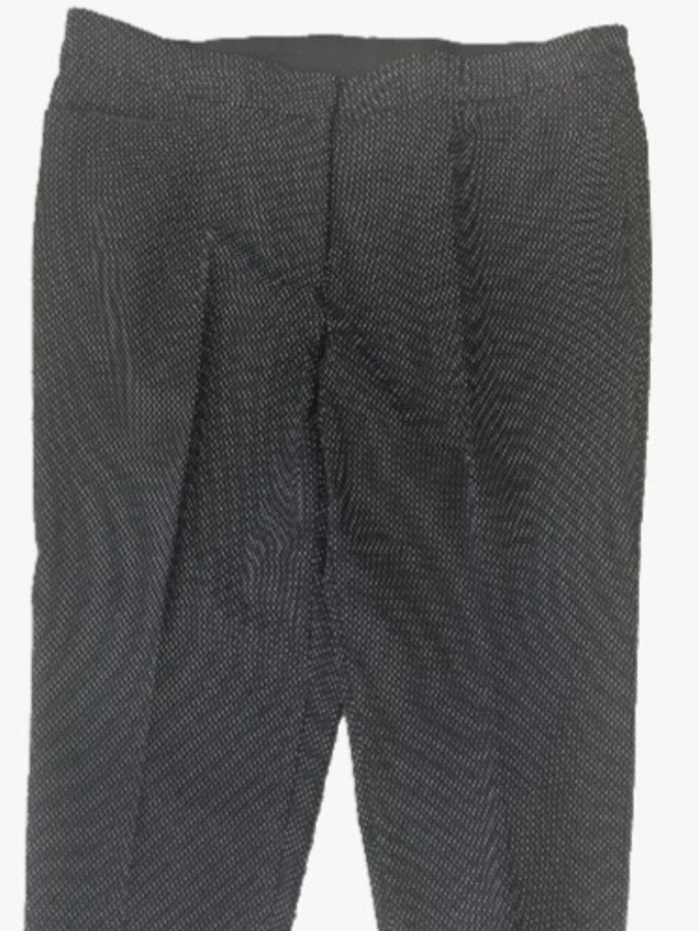 Investments ll Womens Crop Pants 20W Black Ankle Stretchy Pockets Office Dressy